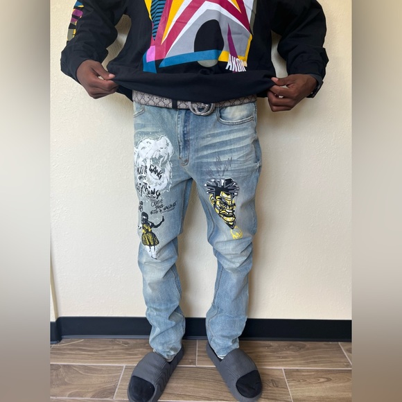 Hustle Gang Clothing Jeans - Picture 2 of 4